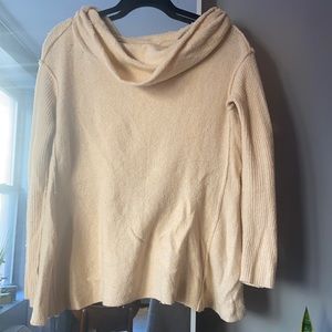 Cream Free People Sweater